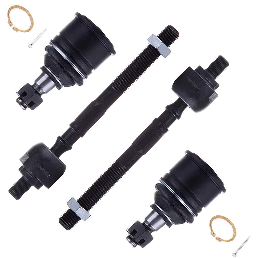 Front Suspension Set Of 4 Inner Tie Rod End Lower Ball Joint Fit 1996-2000 For Honda Civic