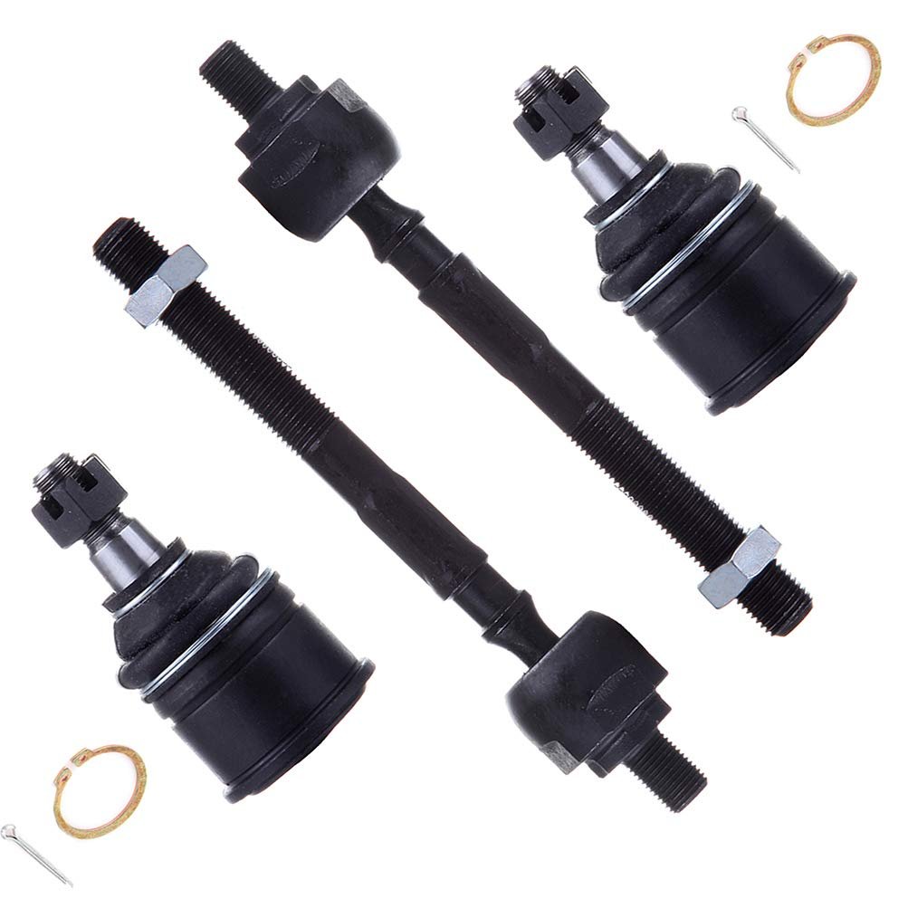Front Suspension Set Of 4 Inner Tie Rod End Lower Ball Joint Fit 1996-2000 For Honda Civic