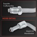 A-premium Power Steering Hose Pressure Line Assembly Compatible With Chevrolet Equinox Gmc Terrain 2010-2011 3 0l Pump To Gear