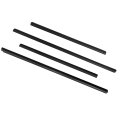 4pcs Door Belt Weather Strip Molding Seal For Honda Fit Jazz 2008 2013 Black Window Weatherstrip Set 