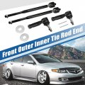 X Autohaux 4pcs Front Inner Outer Tie Rod End Links Suspension Steering Kit Es800030 Ev80445 For Chevrolet Cobalt Hhr Pontiac