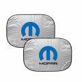 Ipick Image For Mopar Logo Universal Fit Dual Panels 2 Of 28 W X 24 L Easy Folding Windshield Sun Shade