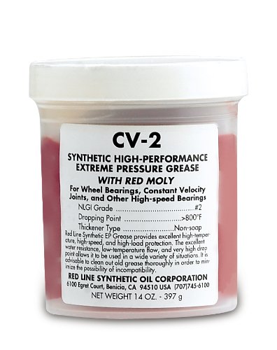 Red Line 80401 Cv-2 Synthetic Grease 14 Oz Jar