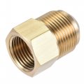 Uxcell Brass Pipe Fitting 3 4 Sae Flare Male 5 8 Female Thread Tube Adapter Connector For Air Conditioner Refrigeration