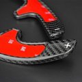 Airspeed Car Steering Wheel Paddles Carbon Fiber Shift Paddle Extended Shifter Trim Cover Accessories For Porsche 911 Carrera