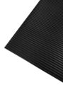 Herco 3 X 6 All Purpose Round Rib Vinyl Mat Black 
