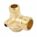 Uxcell Air Compressor Check Valve 1 2 Bsp X 3 8 Male Thread 20 5mmx16mmx10mm Way Pneumatic Accessory