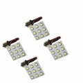 Hqrp 4-pack Ba15s Bayonet Base 9 Leds Smd 5050 Led Bulb Cool White Replacement For 1141 Winnebago Minnie Winnie Rv Motorhome
