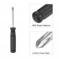 Uxcell Mini Phillips Screwdriver 4 0mm Cross Head With Black Handle For Small Appliances 10 Pcs