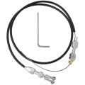 Adjustable Accelerator Cable For Chevy 99-07 Ls1 Engines 4 8 5 3 6 0l 36 In Stainless Braided Black Throttle Kit New Version 