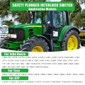 Gy20094 430-550 Safety Plunger Interlock Switch For John Deere Ayp And Toro Lawn Tractors Mowers 4 Terminals Normally Open