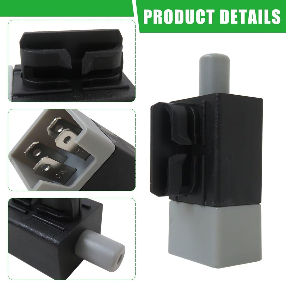 Gy20094 430-550 Safety Plunger Interlock Switch For John Deere Ayp And Toro Lawn Tractors Mowers 4 Terminals Normally Open