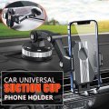 Hiyitks Car Phone Holder Mount Suction Cup Cell Stand Universal Dashboard Windshield Window One-button Pop-up Strong Green