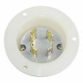 Superior Electric Ygf172 Twist Lock Flange Plug 3-pole 4-wire 30a 125 250v Nema L14-30p 