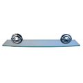 Allied Brass Qn-33 18-vb Triple Corner Glass Shelf Matte Black 