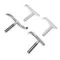 Lathe Tool Rest Set Alloy Steel Woodturning 4pcs 1 Inch Dia For Bowl Turning Arc Shaped Accessories Wood Diy Woodworkers