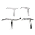 Lathe Tool Rest Set Alloy Steel Woodturning 4pcs 1 Inch Dia For Bowl Turning Arc Shaped Accessories Wood Diy Woodworkers