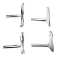 Lathe Tool Rest Set Alloy Steel Woodturning 4pcs 1 Inch Dia For Bowl Turning Arc Shaped Accessories Wood Diy Woodworkers