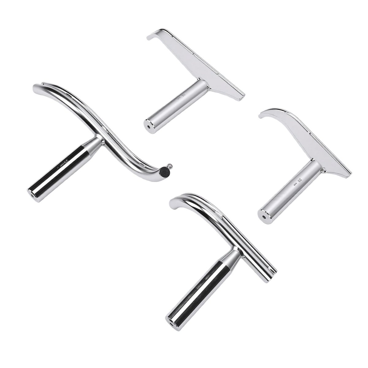 Lathe Tool Rest Set Alloy Steel Woodturning 4pcs 1 Inch Dia For Bowl Turning Arc Shaped Accessories Wood Diy Woodworkers