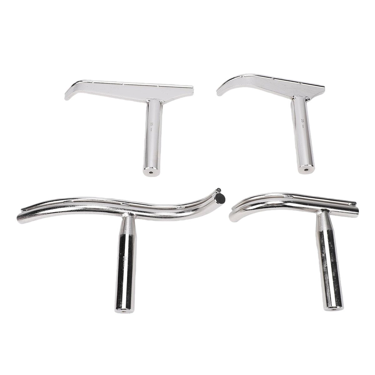 Lathe Tool Rest Set Alloy Steel Woodturning 4pcs 1 Inch Dia For Bowl Turning Arc Shaped Accessories Wood Diy Woodworkers