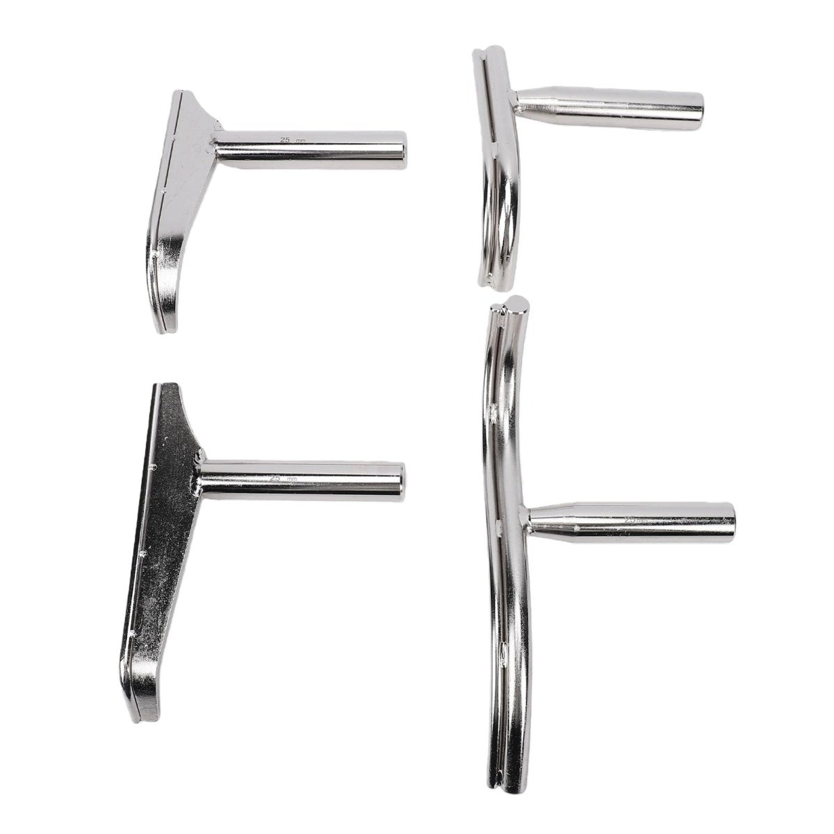 Lathe Tool Rest Set Alloy Steel Woodturning 4pcs 1 Inch Dia For Bowl Turning Arc Shaped Accessories Wood Diy Woodworkers