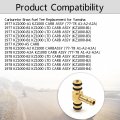 Waltyotur Carburetor Brass Fuel Tee 2h7-14988-00 Replacement For Yamaha Fj600 Xs750 Xs1100
