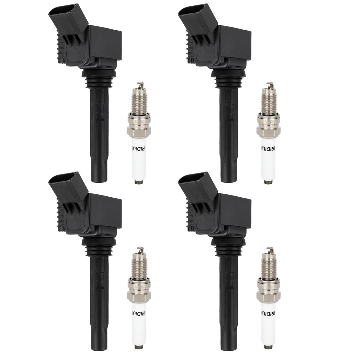 Ignition Coils And Iridium Spark Plugs For Volkswagen Jetta 1 4l L4 Golf Audi A3 Sportback E-tron Replaces Uf718 04c905110l