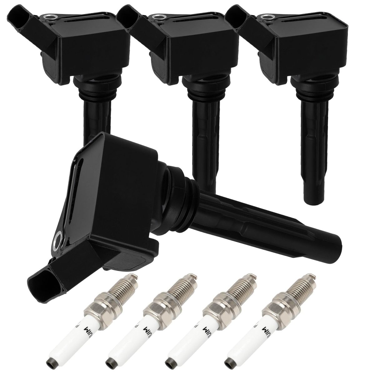 Ignition Coils And Iridium Spark Plugs For Volkswagen Jetta 1 4l L4 Golf Audi A3 Sportback E-tron Replaces Uf718 04c905110l