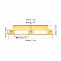 Uxcell Door Strike Plate 180mm X 40mm 201 Stainless Steel Latch Deadbolt For Frame Jamb Gold