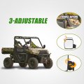 Utv Rear View Side Mirrors For Polaris Ranger Xp 1000 And Crew 2018 To 2025 Foldable Convex Mirror Factory Doors Installed