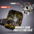 Utv Rear View Side Mirrors For Polaris Ranger Xp 1000 And Crew 2018 To 2025 Foldable Convex Mirror Factory Doors Installed