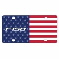 Ipick Image Made For Ford F-150 2008-2014 Logo Usa Flag Graphic Special Aluminum Metal License Plate