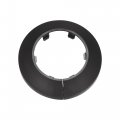 Uxcell Pipe Cover Decoration 50mm Pp Plastic Escutcheon Water Drain Line Black 10pcs