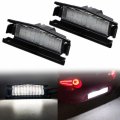 Nslumo Led License Plate Light Assembly For 2016-2021 Mazda Miata Mx-5 Nd Roadster Fit Replacement White 18-smd Number Tag 