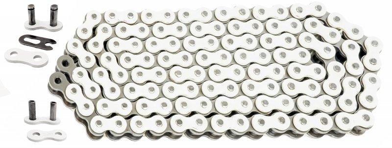 White Drive Chain For Suzuki Quadrunner 230 Lt230e 2x4 1987-1993