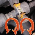 2pcs Transfer Case Shift Cable Retainer Clip For Jeep Wrangler Jk 2007 2018 Patriot Compass Liberty Dodge Caliber Journey Part 