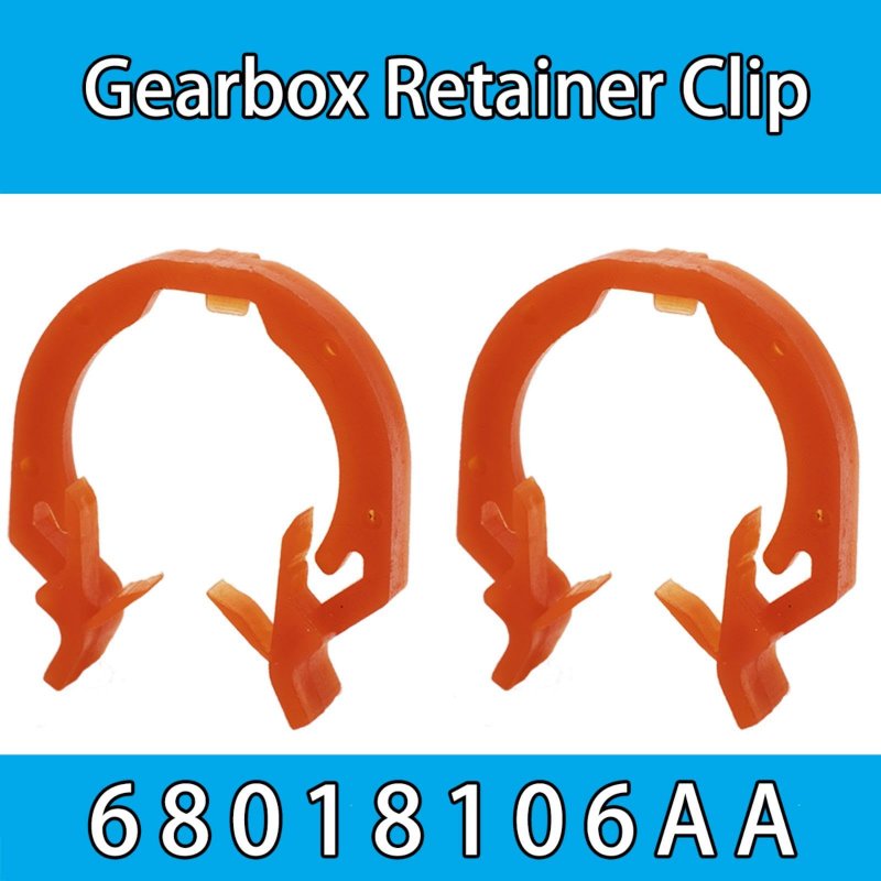 2pcs Transfer Case Shift Cable Retainer Clip For Jeep Wrangler Jk 2007 2018 Patriot Compass Liberty Dodge Caliber Journey Part