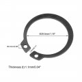 Uxcell 35 5mm External Circlips C-clip Retaining Shaft Snap Rings 65mn 30pcs
