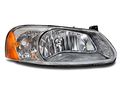Headlightsdepot Chrome Housing Halogen Headlight For Chrysler Dodge Sebring Stratus 4-door Sedan Convertible Includes Right