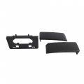 Labwork Front Bumper Guards Pads License Plate Frame Bracket Replacement For 2009-2014 F-150 9l3z17e810b 9l3z17a385a