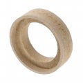 Uxcell 4 Pcs Universal 1 Inch Speaker Subwoofer Mounting Spacer Rings Solid Wood Beige