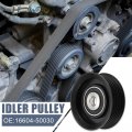 X Autohaux 16604-50030 Car Accessory Drive Belt Idler Pulley Deflection Guide For Toyotarunner 4 7l 2003-2009 Land Cruiser 4 A