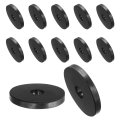 12 Pcs Rubber Spacers 40mm Od X 10mm Id 5mm Height Round Anti Vibration Spacer Bushing 