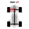 Sixity Xt Front Left Axle For Honda Trx500 2013 Trx500fpa 2ac Foreman Rubicon Eps 4x4