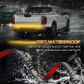 Xridonsen 48 Inch Truck Tailgate Amber Strobe Lights Strip Rear Window 288 Led Tail Emergency Light Bar Flashing Warning Hazard