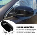 Glossy Black Mirror Cover Replace For 2014 2024 Jeep Cherokee And 2017 Compass 68228908aa Direct Replacement Style 2 Piece Set