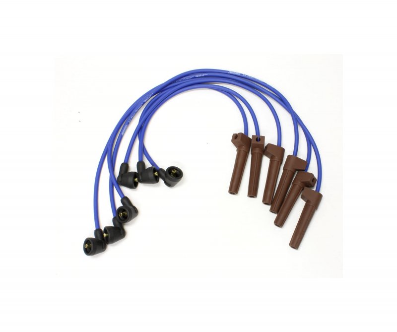 Pertronix 806326 Flame-thrower Blue 8mm Spark Plug Wire For 6-cylinder Ranger 05-10 Mustang 4 0l
