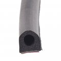 Non Ribbed D Seal With Hats Red Tape Black 018-663 4 In X 3 50 Ft Weather Stripping For Windows And Doors 