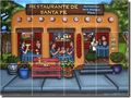 Southwest Cafe Ceramic Tile Mural 17 X 12 75 Restaurante De Santa Fe By Victoria Almeida Kitchen Shower Backsplash 