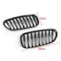 Topteng Front Fence Grill Grille Abs Carbon Fiber For Bmw Z4 E85 E86 2003-2008